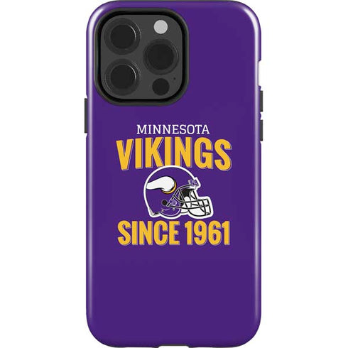NFL Minnesota Vikings Helmet iPhone 13 Pro Impact Case