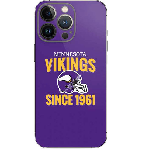 NFL Minnesota Vikings Helmet iPhone 13 Pro Skin