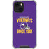 NFL Minnesota Vikings Helmet iPhone 14 Clear Case