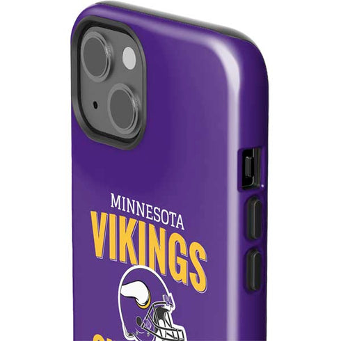 NFL Minnesota Vikings Helmet iPhone 15 Plus Impact Case