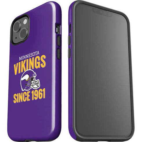 NFL Minnesota Vikings Helmet iPhone 15 Plus Impact Case
