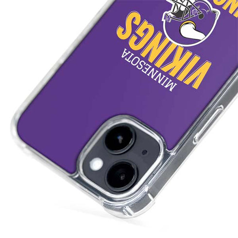 NFL Minnesota Vikings Helmet iPhone 14 Plus MagSafe Case