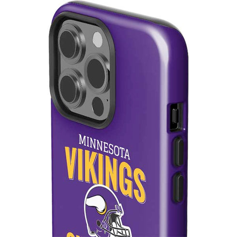 NFL Minnesota Vikings Helmet iPhone 15 Pro Impact Case