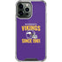 NFL Minnesota Vikings Helmet iPhone 14 Pro Max Clear Case