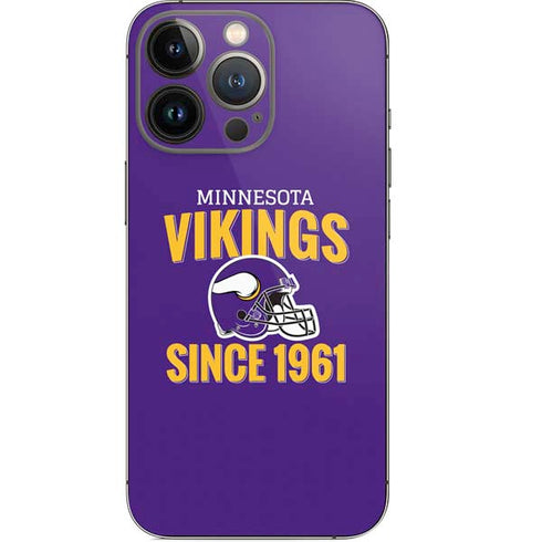 NFL Minnesota Vikings Helmet iPhone 14 Pro Skin