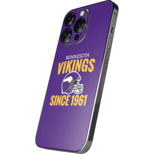 NFL Minnesota Vikings Helmet iPhone 14 Pro Skin