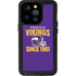 NFL Minnesota Vikings Helmet iPhone 14 Pro Waterproof Case