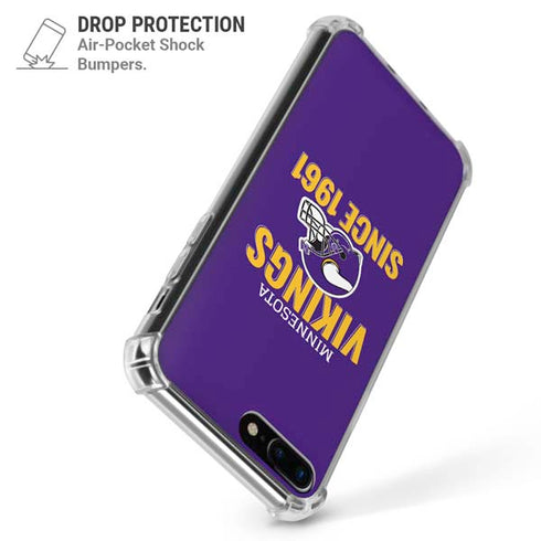 NFL Minnesota Vikings Helmet iPhone 7/8 Plus Clear Case