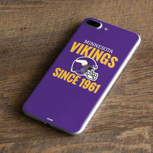 NFL Minnesota Vikings Helmet iPhone 8 Plus Skin
