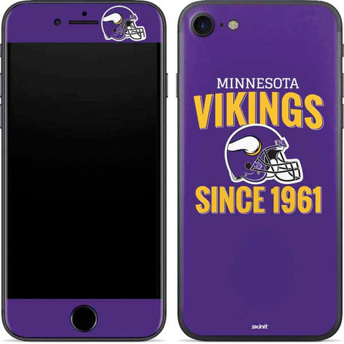 NFL Minnesota Vikings Helmet iPhone SE (2nd & 3rd Gen) Skin