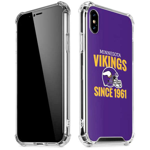 NFL Minnesota Vikings Helmet iPhone X/XS Clear Case