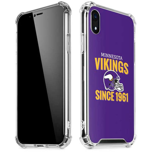 NFL Minnesota Vikings Helmet iPhone XR Clear Case
