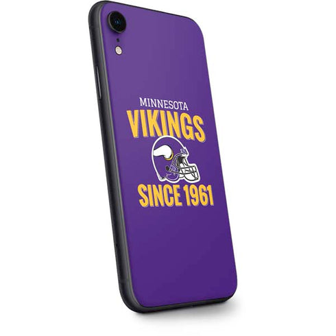 NFL Minnesota Vikings Helmet iPhone XR Skin