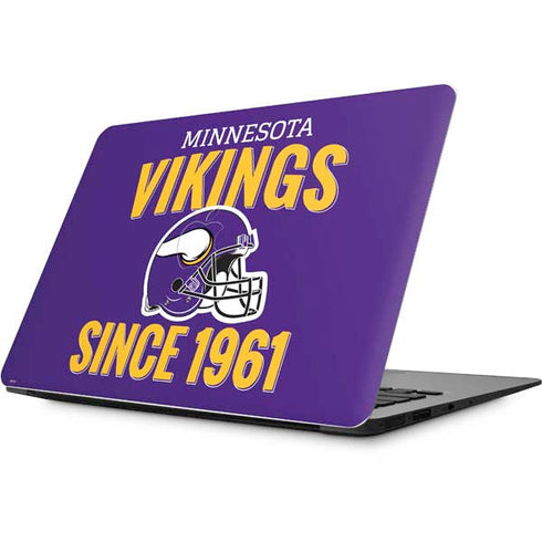 NFL Minnesota Vikings Helmet Apple MacBook Skin
