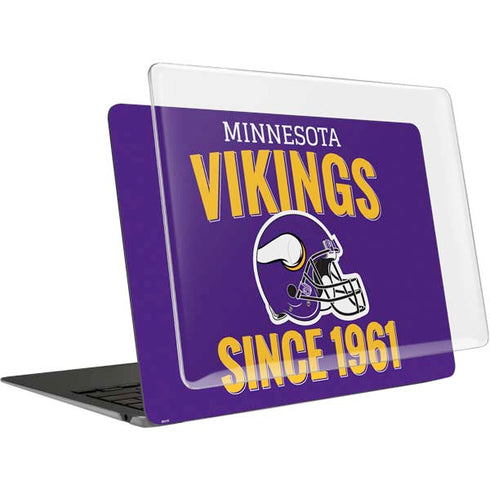 NFL Minnesota Vikings Helmet MacBook Air 15in (2023-2025) Case plus Skin
