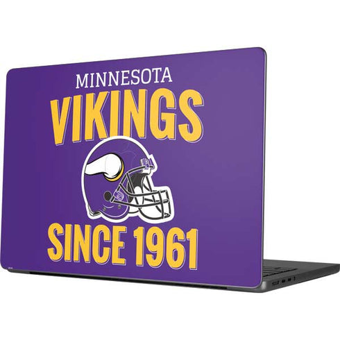 NFL Minnesota Vikings Helmet MacBook Pro 14in (2021-24) Skin