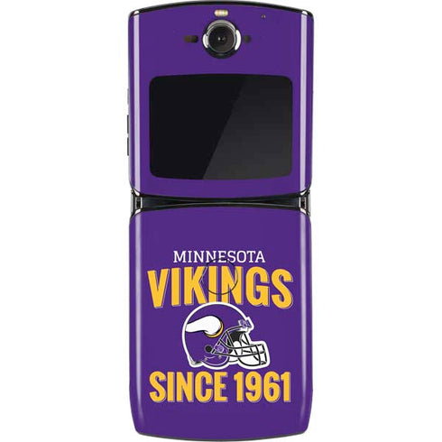NFL Minnesota Vikings Helmet Motorola RAZR Skin