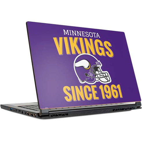 NFL Minnesota Vikings Helmet MSI GS65 Stealth Laptop Skin