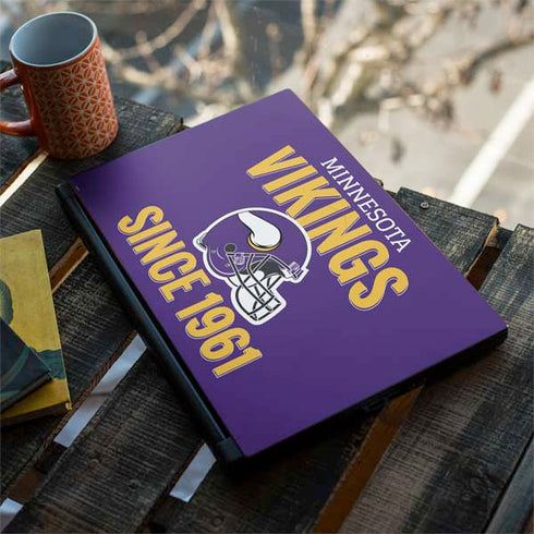 NFL Minnesota Vikings Helmet MSI GS65 Stealth Laptop Skin