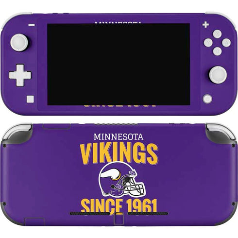 NFL Minnesota Vikings Helmet Nintendo Switch Lite Skin