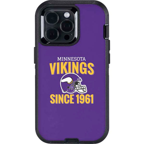NFL Minnesota Vikings Helmet Otterbox Defender iPhone Skin