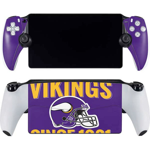 NFL Minnesota Vikings Helmet PlayStation Portal Remote Player Skin