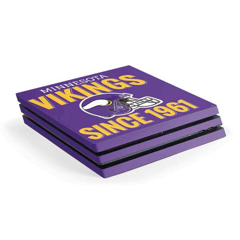 NFL Minnesota Vikings Helmet PS4 Pro Console Skin