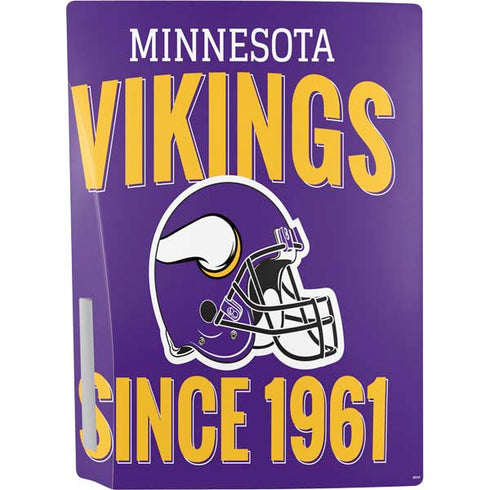 NFL Minnesota Vikings Helmet PS5 Console Skin