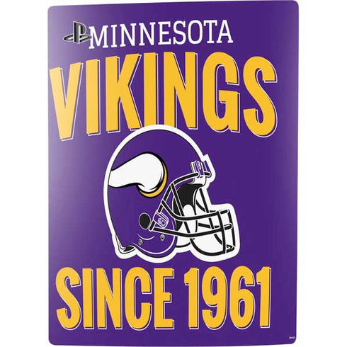 NFL Minnesota Vikings Helmet PS5 Digital Edition Console Skin