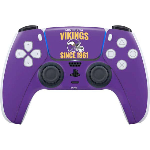 NFL Minnesota Vikings Helmet PS5 Controller Skin