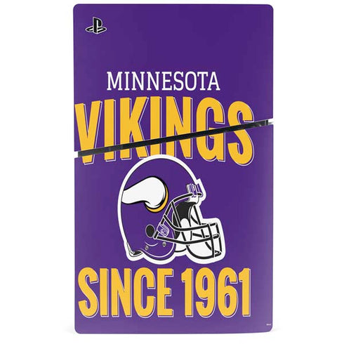 NFL Minnesota Vikings Helmet PS5 Slim Digital Edition Bundle Skin