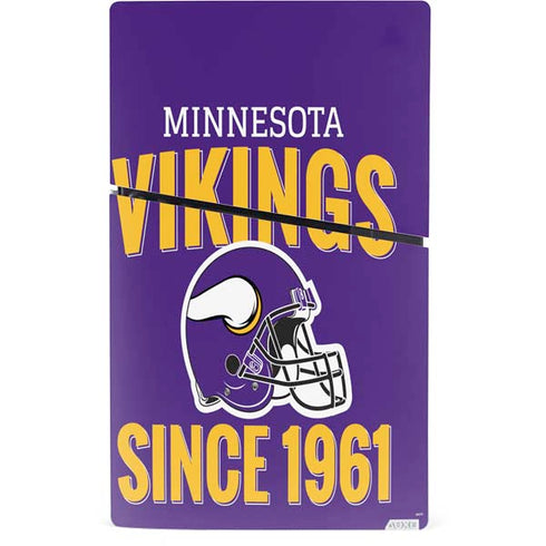 NFL Minnesota Vikings Helmet PS5 Slim Digital Edition Console Skin