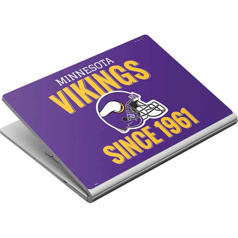 NFL Minnesota Vikings Helmet Surface Book Skin