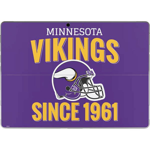 NFL Minnesota Vikings Helmet Surface Pro 9 Skin