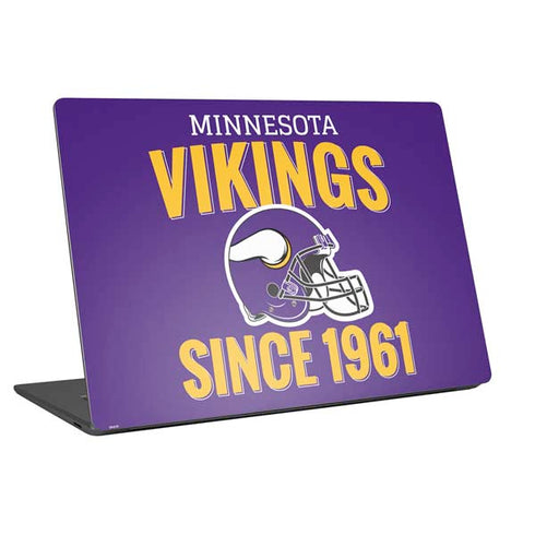 NFL Minnesota Vikings Helmet Universal Laptop 15in (12.2 x 8.8in) Skin
