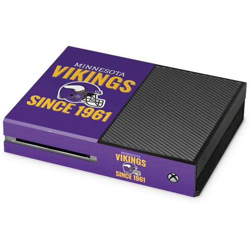 NFL Minnesota Vikings Helmet Xbox One Console Skin