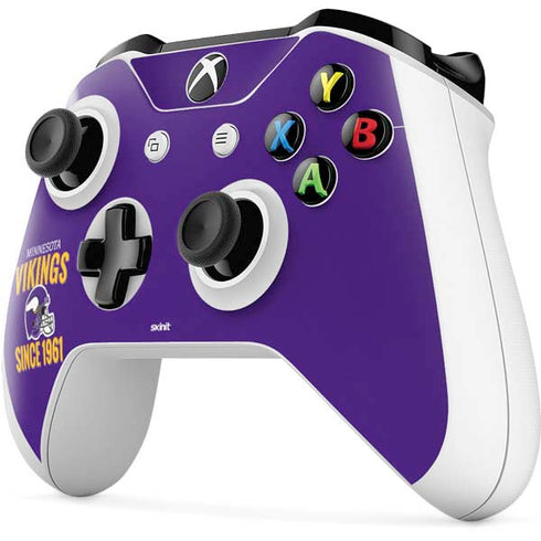 NFL Minnesota Vikings Helmet Xbox One S Controller Skin