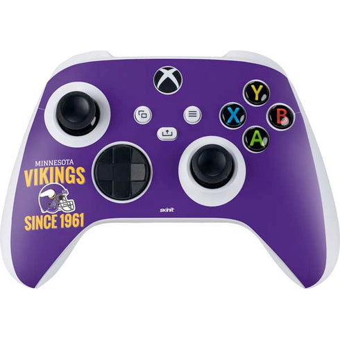 NFL Minnesota Vikings Helmet Xbox Series S Controller Skin