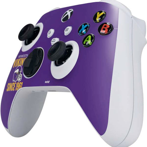 NFL Minnesota Vikings Helmet Xbox Series S Controller Skin