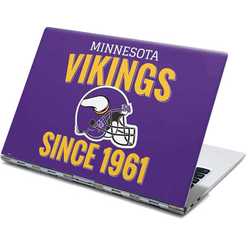NFL Minnesota Vikings Helmet Yoga 910 2-in-1 14in Touch-Screen Skin