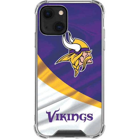 NFL Minnesota Vikings iPhone 13 Mini Clear Case