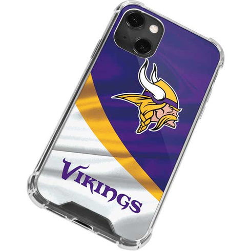 NFL Minnesota Vikings iPhone 13 Mini Clear Case
