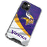 NFL Minnesota Vikings iPhone 14 Plus Clear Case