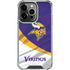 NFL Minnesota Vikings iPhone 14 Pro Clear Case