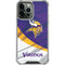 NFL Minnesota Vikings iPhone 15 Pro Max Clear Case