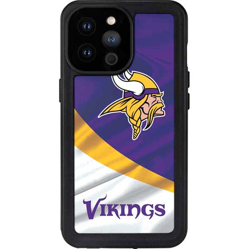 NFL Minnesota Vikings iPhone 14 Pro Max Waterproof Case