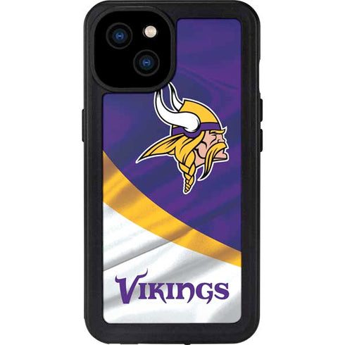 NFL Minnesota Vikings iPhone 15 Plus Waterproof Case