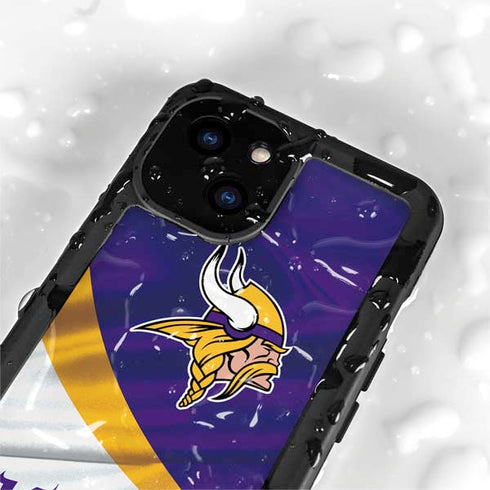 NFL Minnesota Vikings iPhone 15 Waterproof Case