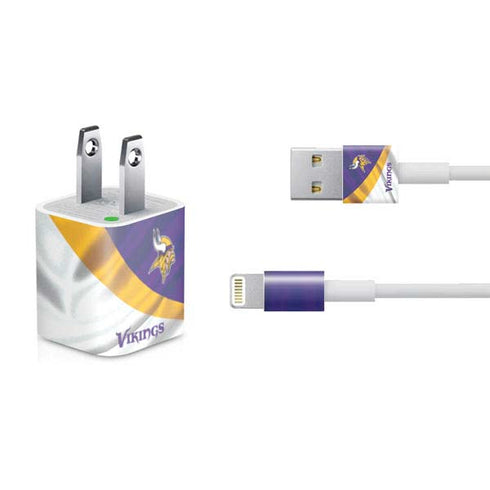 NFL Minnesota Vikings iPhone Charger (5W USB) Skin