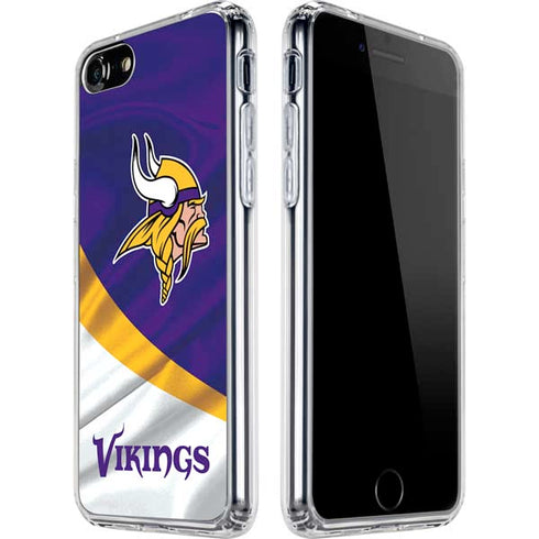 NFL Minnesota Vikings iPhone SE (2nd & 3rd Gen) Clear Case